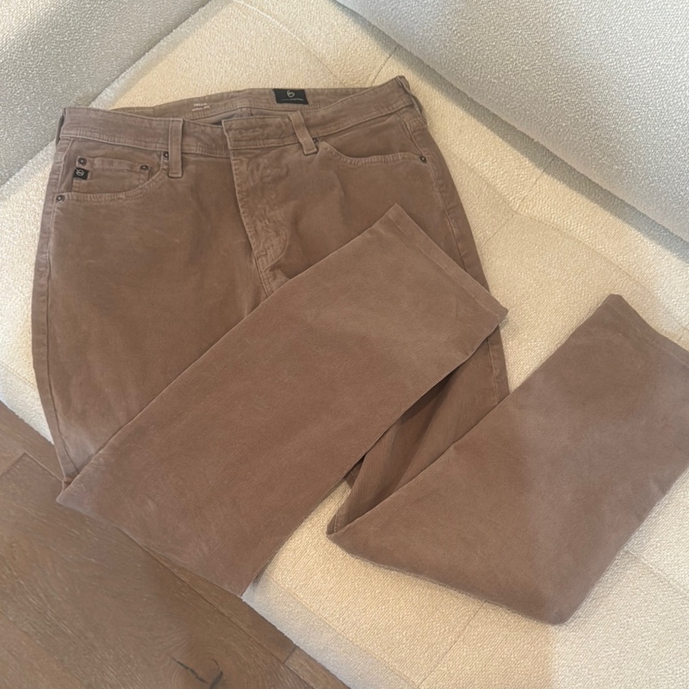 Ag Adriano Goldschmied Tan Corduroy Pants
